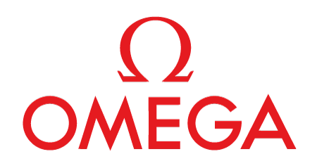 Logo de la marque de montres de luxe Omega