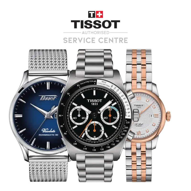 Centre de Service Agréé Tissot à Genève pour entretien et réparation de montres.