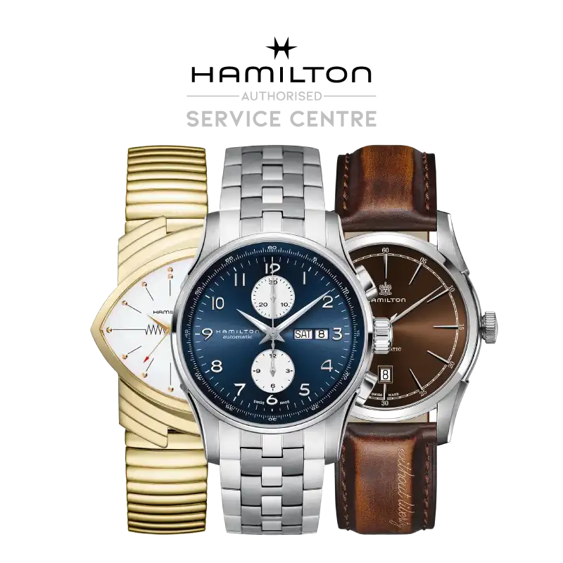 Authorized Hamilton Service Center in Geneva for luxury watch maintenance and repairs.