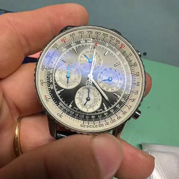 Breitling Navitimer Cosmonaute – résultat final Breitling Navitimer restaurée