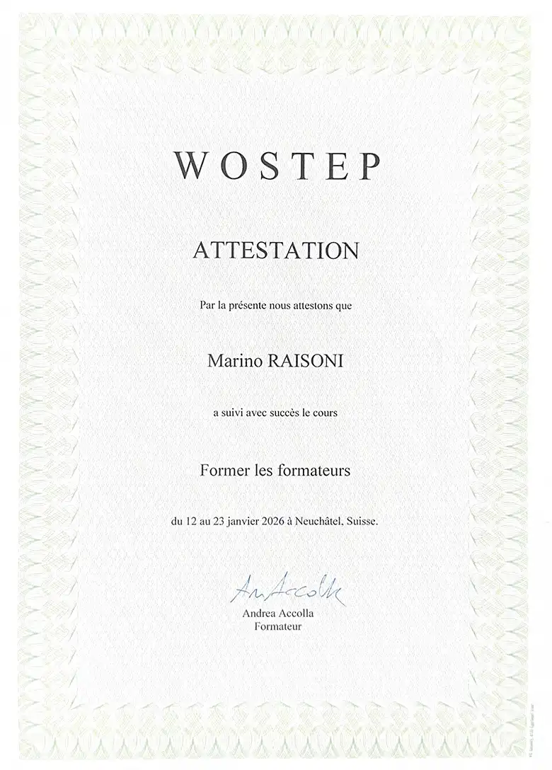 Diplôme de Marino Raisoni – formation en horlogerie