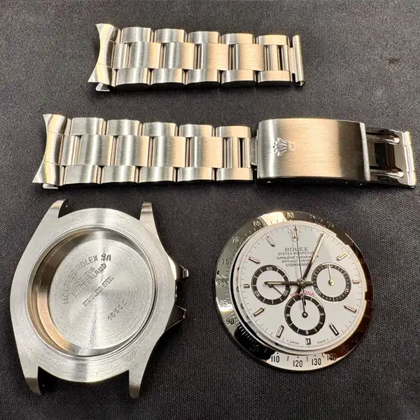 Rolex Daytona 16520 après polissage Rolex Daytona 16520 après polissage du bracelet et du boîtier