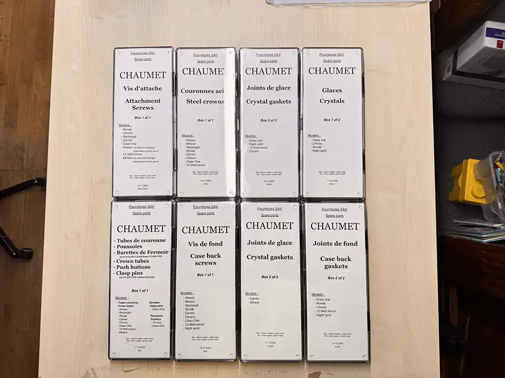 Pièces détachées Chaumet Pièces détachées Chaumet pour l’entretien et la réparation de montres