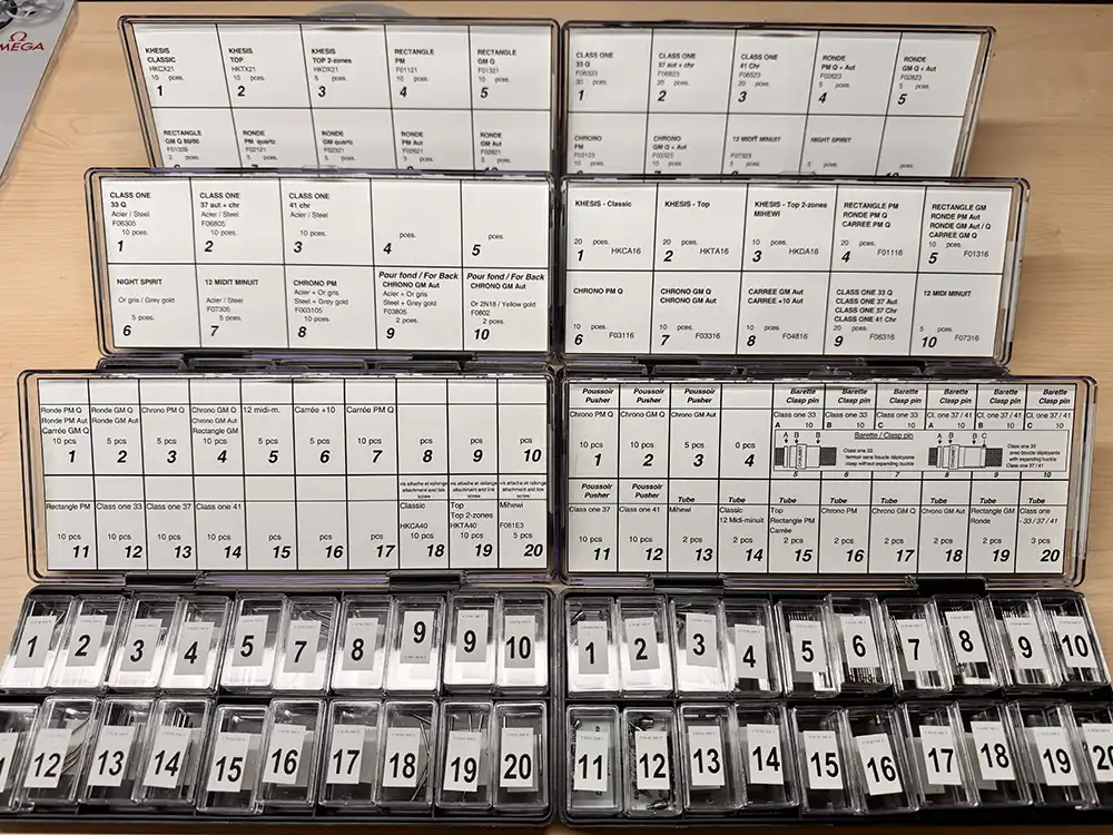 Stock de pièces Chaumet à Genève Stock de pièces détachées Chaumet disponible chez The Watch Lab Genève